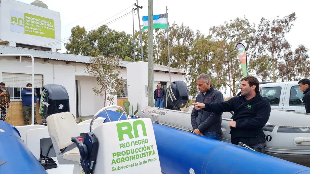 Inauguraron obras de Piscicultura en el Lago Pellegrini