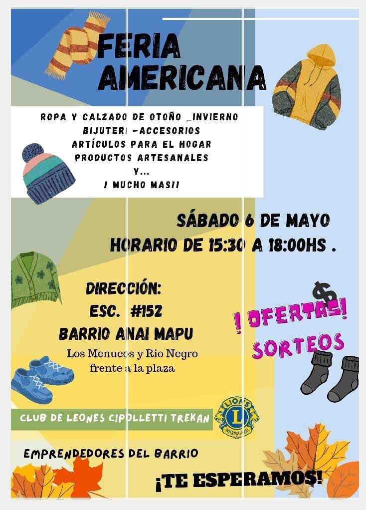 Feria solidaria en Cipolletti