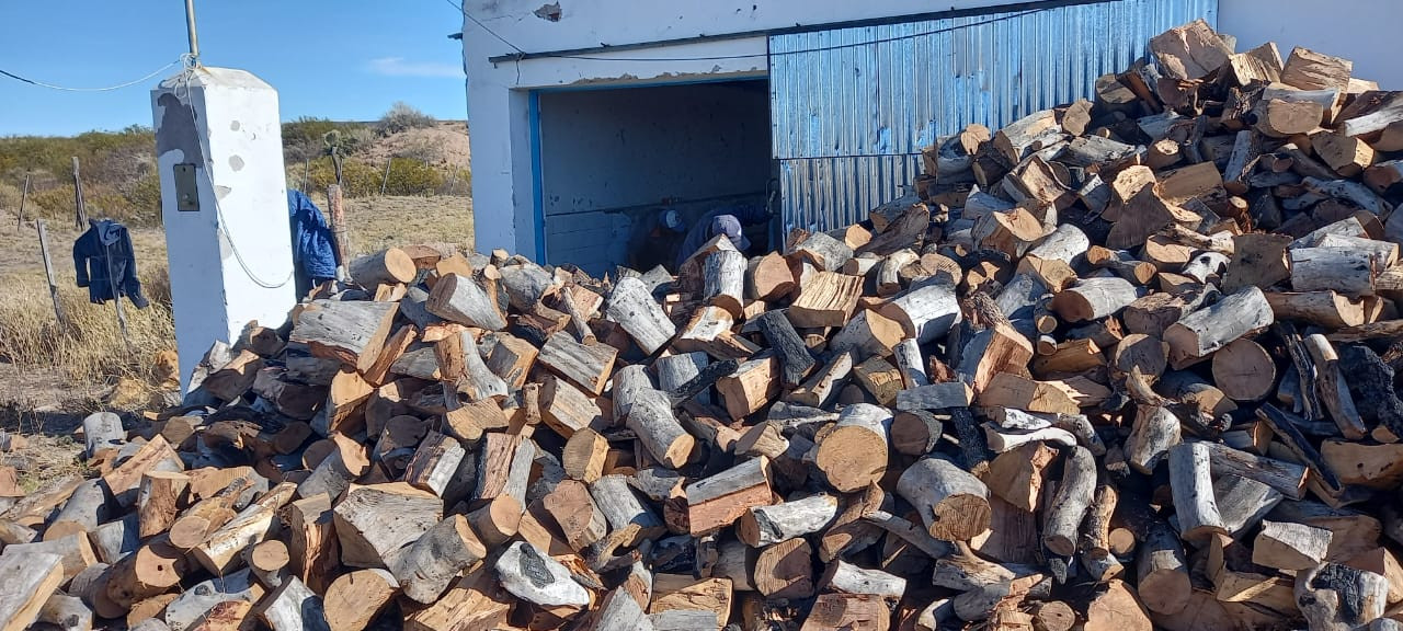 Plan Calor: comenzó con la distribución de leña a las familias rionegrinas
