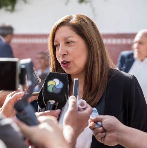 Carreras realizó declaraciones a la prensa en la previa del Foro Global de Hidrógeno Verde 2023