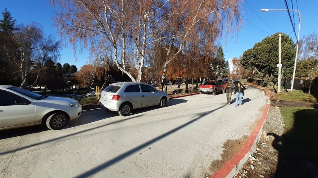 La obra en calle Saavedra ya está terminada y abierta al transito