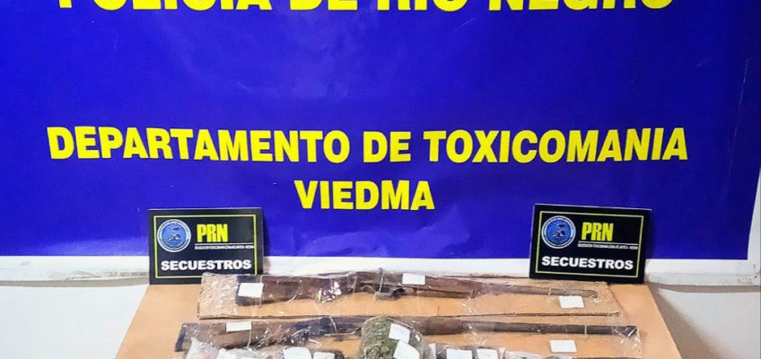 Tras dos nuevas denuncias al 0800 DROGAS se realizaron exitosos operativos en Villa Regina y Conesa