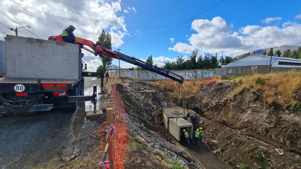 Fuerte avance de la construcción de pluviales en barrios del Alto