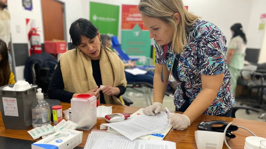 Empleados de Lotería se suman a la campaña de donación de sangre