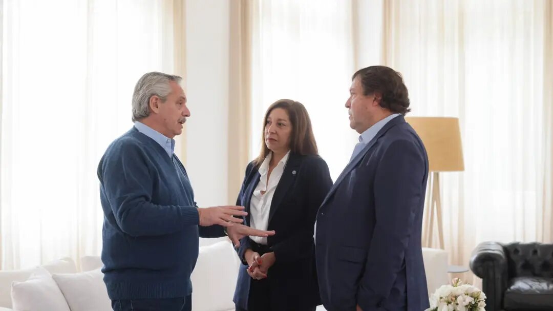 Agenda energética: el Presidente Fernández recibió hoy a la Gobernadora Carreras y el Senador Weretilneck