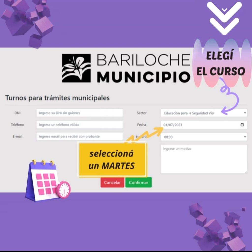 Comenzarán a dictar el curso teórico de “Educación para la Seguridad Vial” para principiantes