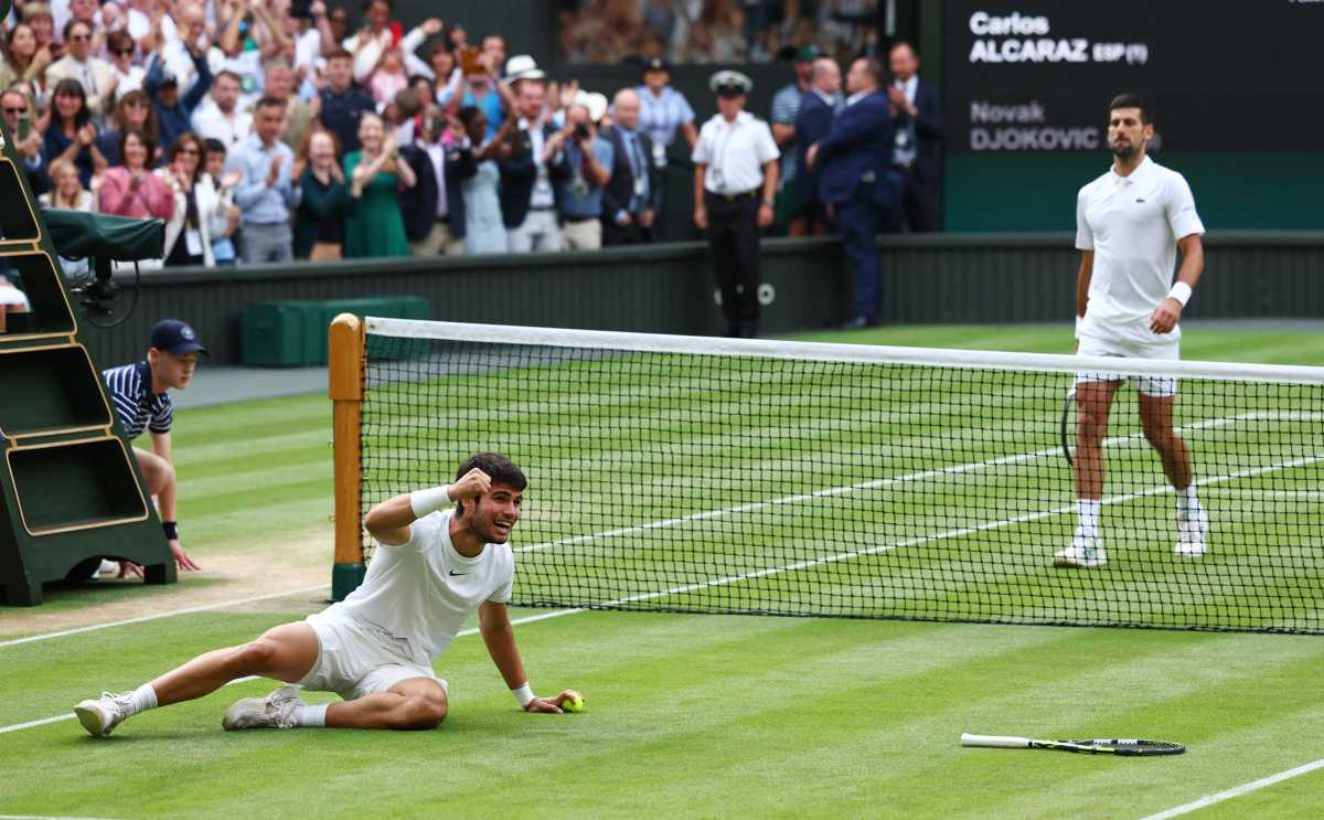 Alcaraz venció a Djokovic y se consagró campeón de Wimbledon