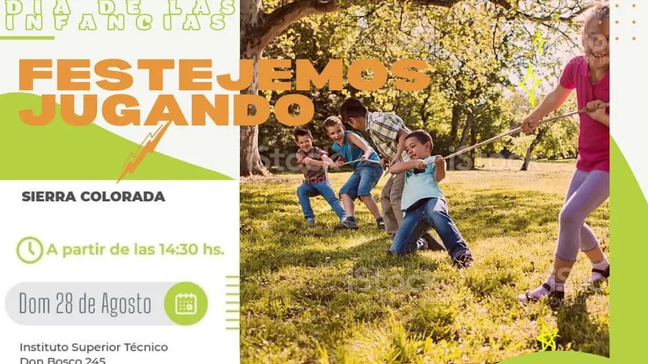 Este domingo, la Provincia festeja el Día de las Infancias en Sierra Colorada