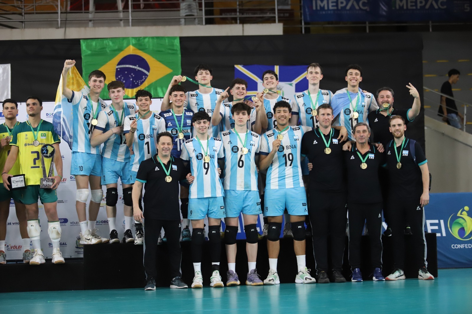 Integró el Equipo Campeón del Sudamericano Sub19