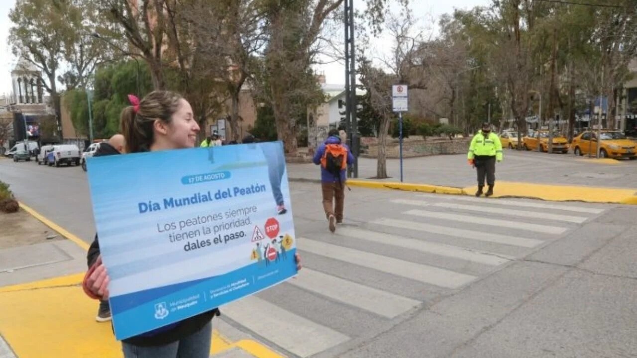 Una campaña apuntó a mejorar el respeto hacia los peatones