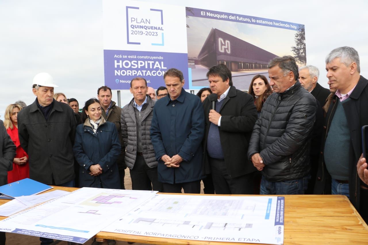 Gaido participó del lanzamiento de las obras del hospital Norpatagónico que brindará atención a Neuquén y ciudades aledañas 