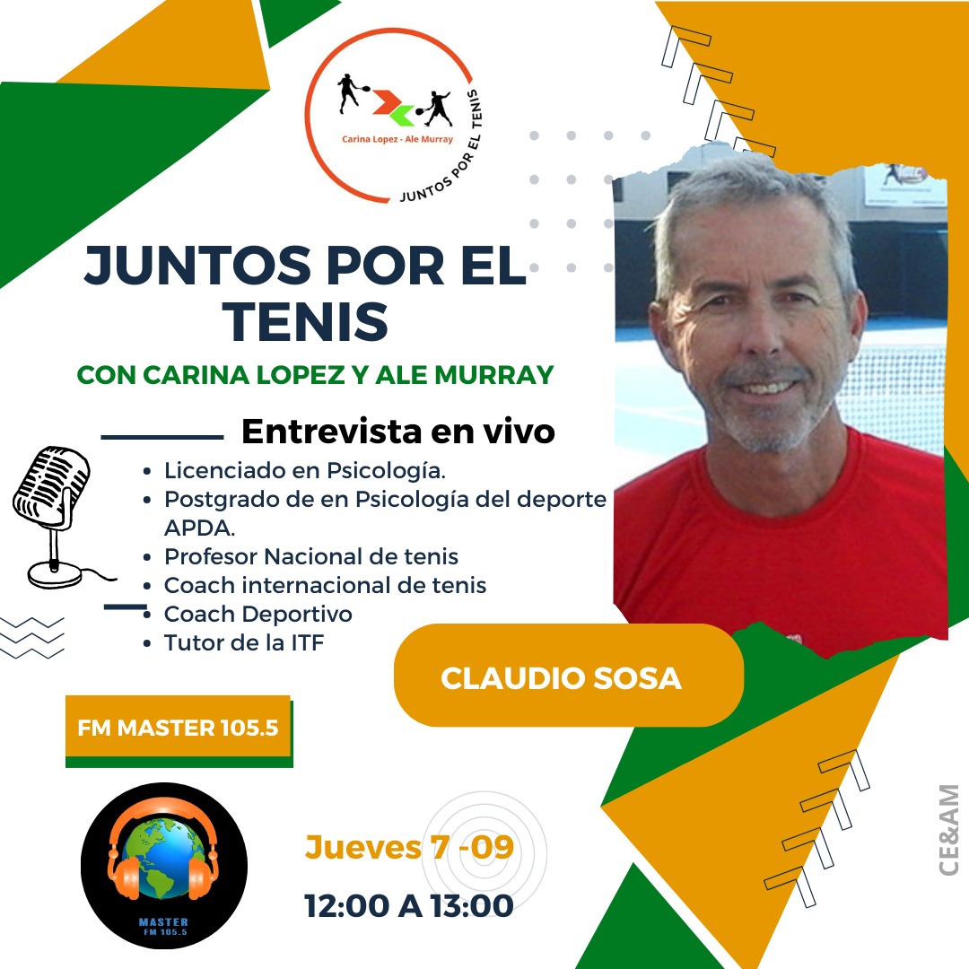 En nuestro 6to programa de JUNTOS POR EL TENIS 