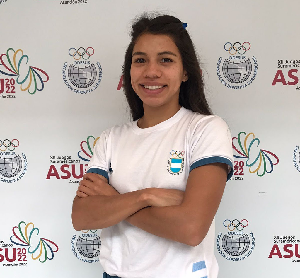 MARTINA ESCUDERO COMPITE EN LOS JUEGOS SUDAMERICANOS 