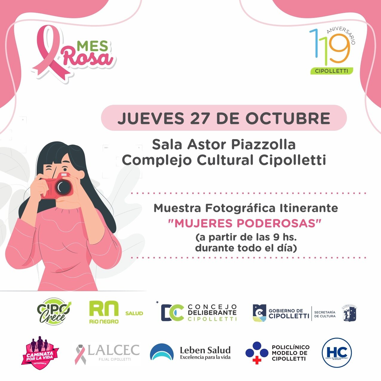Se viene la muestra fotográfica 