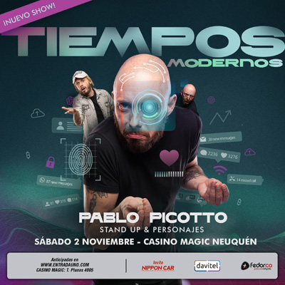 PABLO PICOTTO presenta “Tiempos Modernos”