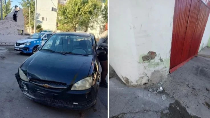 Manejaba borracha en Neuquén y chocó contra un Cuartel de Bomberos