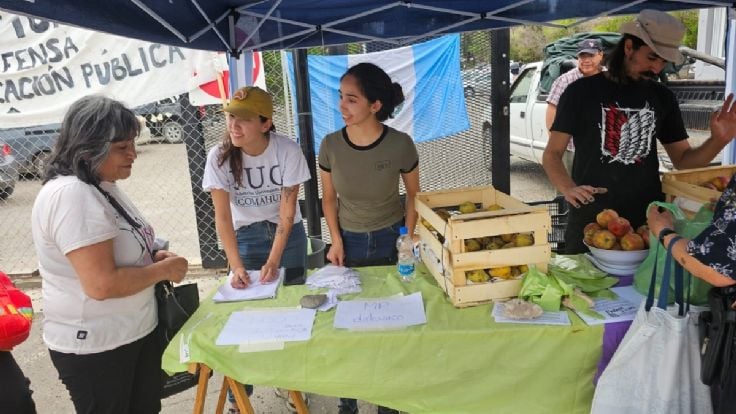 En la UNCo se venden frutas y verduras desde $1000 el kilo