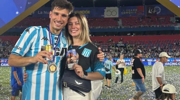 Orgullo roquense: Facundo Mura se consagró campeón con Racing y volvió a ser tendencia por su perro: 