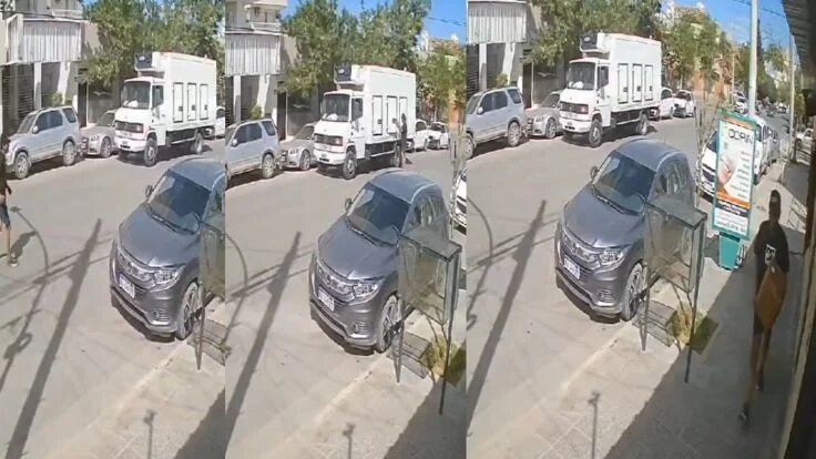 Robó mercadería de un camión, pero lo interceptaron cuando escapaba