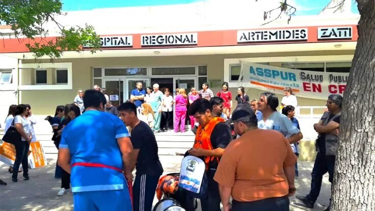 Trabajadores de Salud exigen el llamado a paritarias