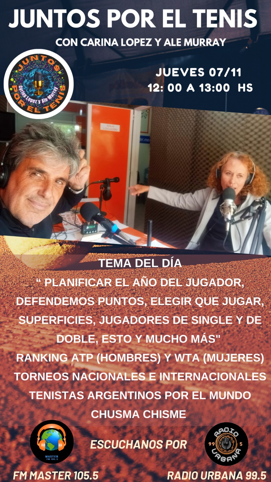 Programa N°19 de Juntos por el tenis 