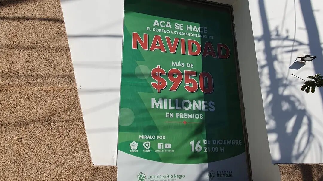 Lotería de Río Negro: El Sorteo de Navidad vuelve con impactantes premios